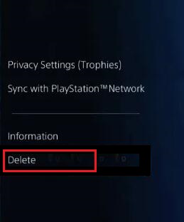 delete an option with zero trophies