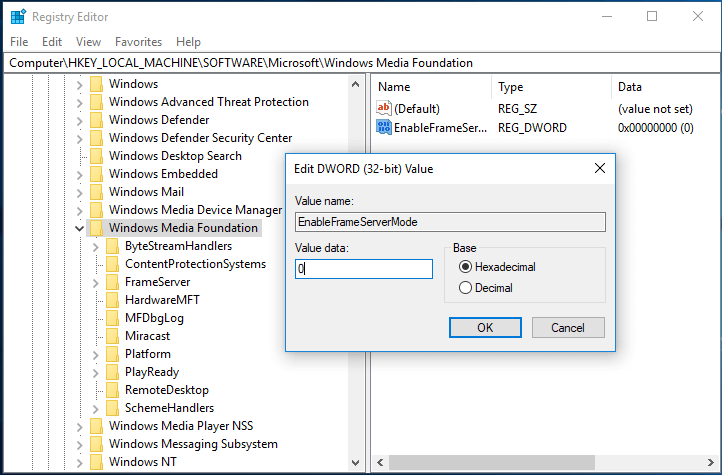 change value data