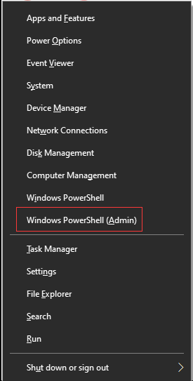 open Windows PowerShell