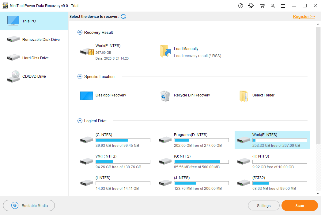 MiniTool Power Data Recovery