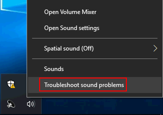 Troubleshoot sound problems