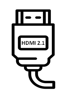 Monitor with HDMI 2.1 port