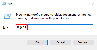 Open Registry Editor