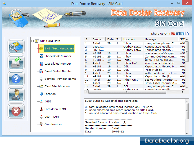 Data Doctor Recovery SIM Card