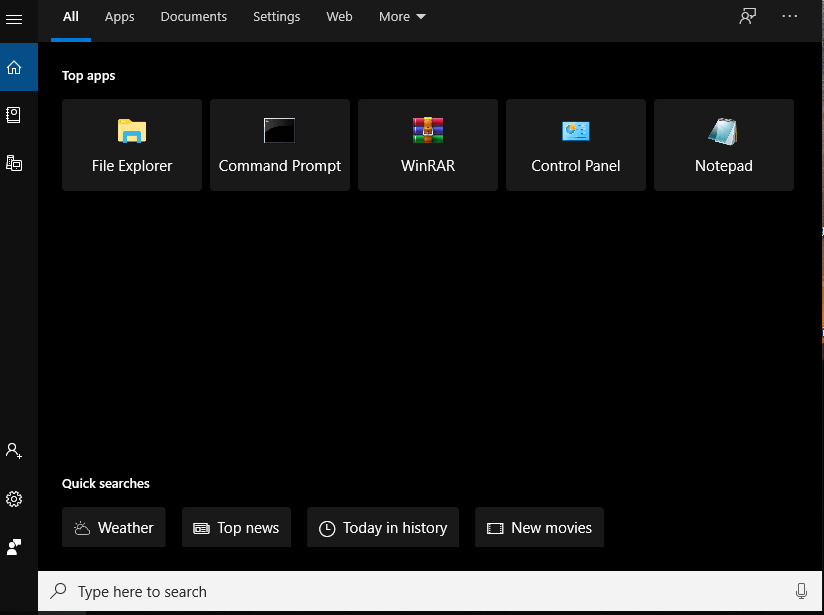 how to use Cortana to search files in Windows 10