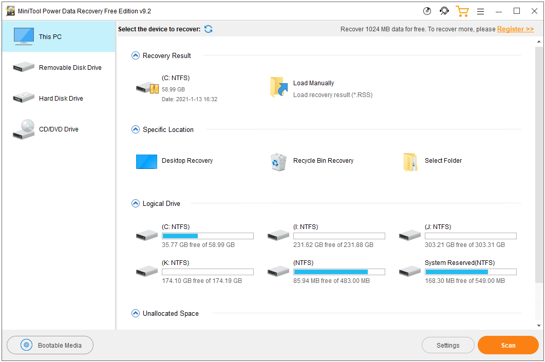 recover lost files Windows 10