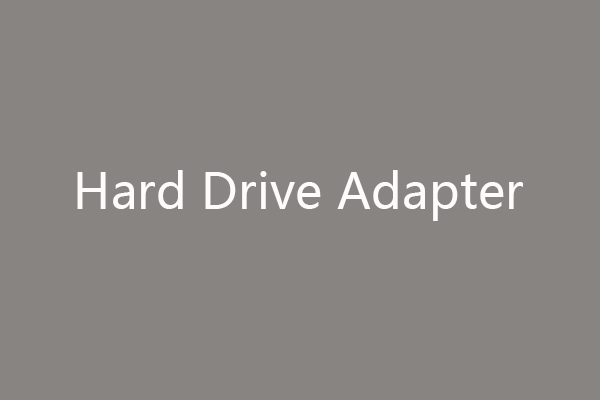 hard drive adapter