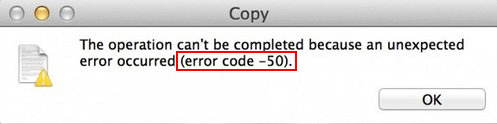 error code -50