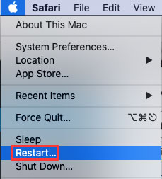 click Restart