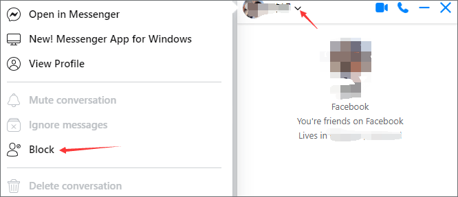 block someone on Facebook