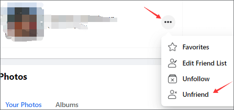 how to unfriend someone on Facebook