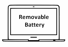 Mac with removable battery