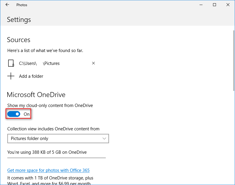Turn off Microsoft OneDrive