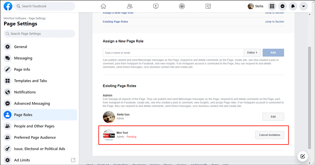 invitation is pending