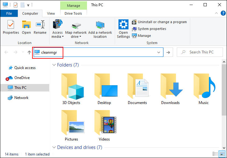 open with File Explorer