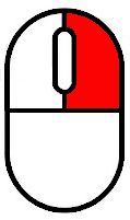 click the right button of the mouse