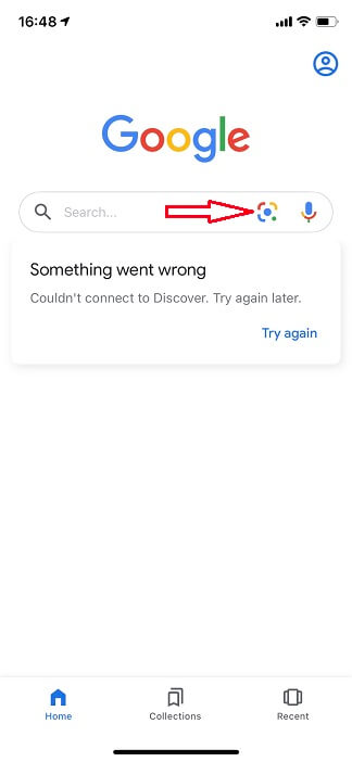 Google Lens in Google search app