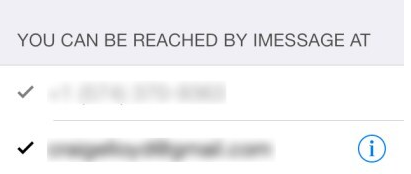 check iMessage setting on iPhone