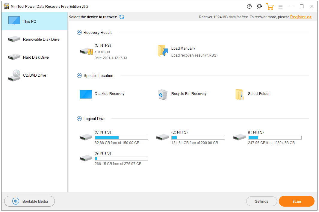 recover deleted Word/Excel files
