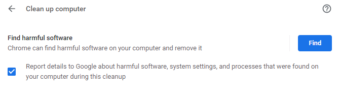 Clean up computer