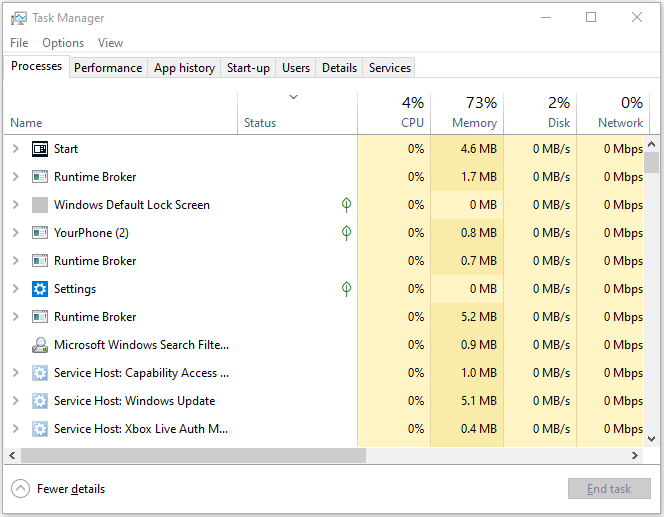 open Task Manager
