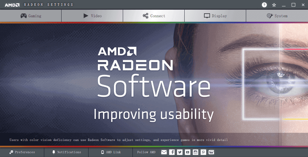how to access AMD Radeon Settings