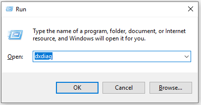 run dxdiag