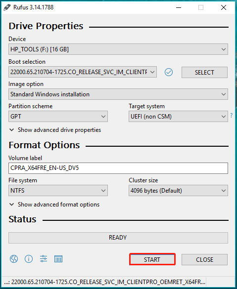 create a Windows 11 bootable USB drive