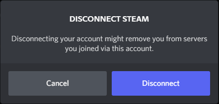 failed to connect your Steam account to Discord