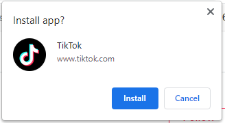 TikTok download on PC