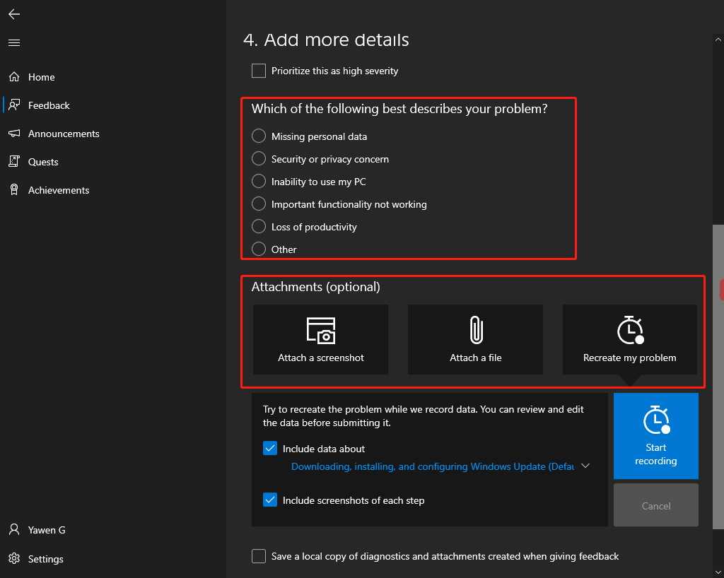 add mode details
