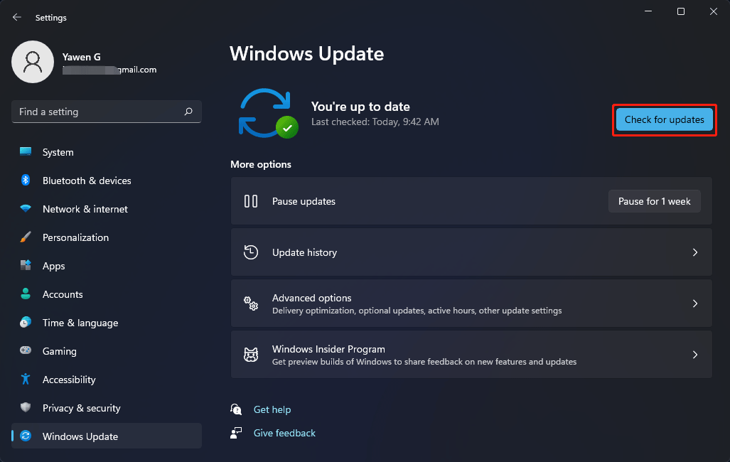 update Windows 11