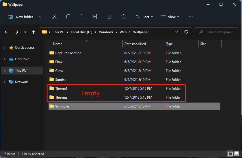 Windows 11 wallpaper folder