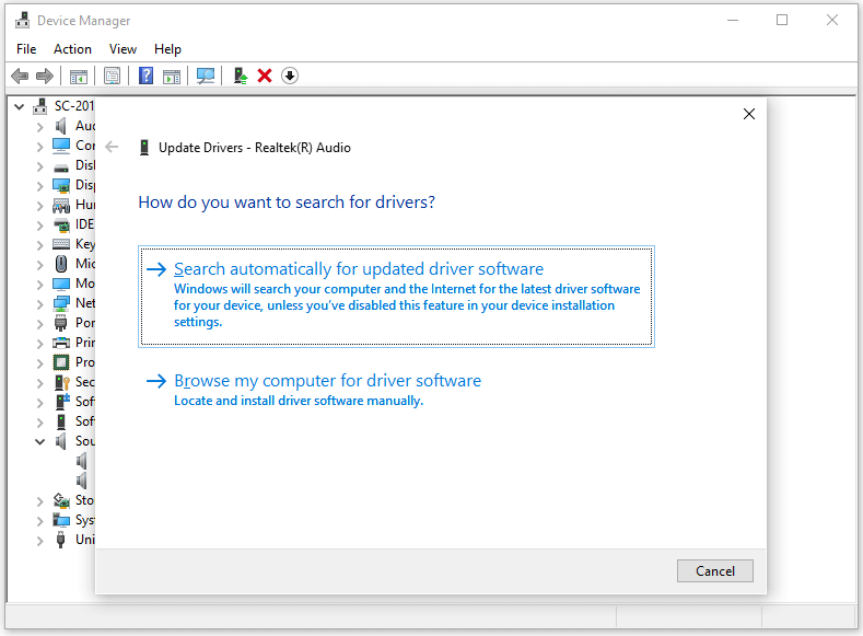 update ASUS audio driver