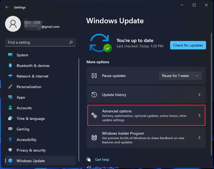 update drivers via Windows Update