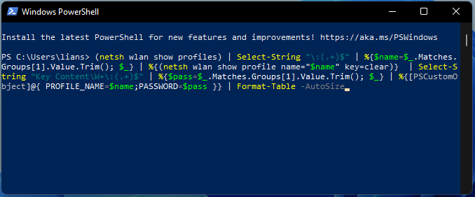 find Wi-Fi password on computer