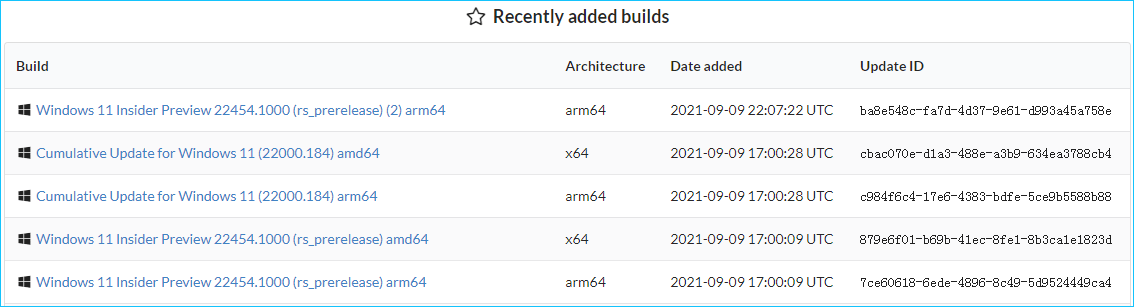 Windows 11 ISO files
