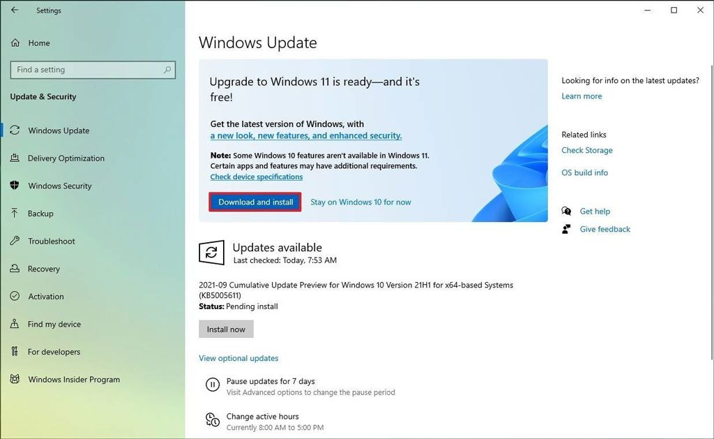 download and install Windows 11