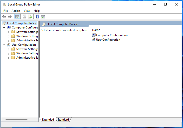 Windows 11 Group Policy Editor