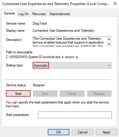 Connected User Experiences and Telemetry