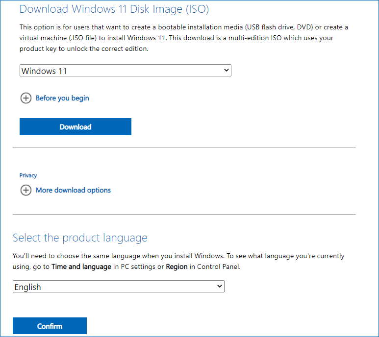 Windows 11 final version ISO