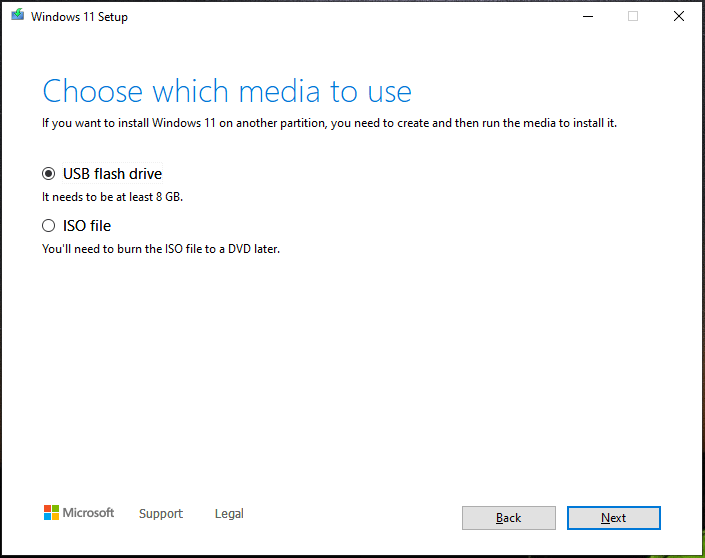 Windows 11 media creation tool