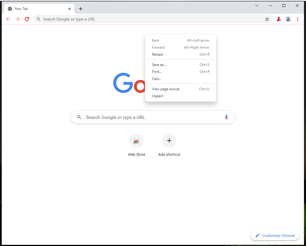 Google Chrome new design for PC Windows 11