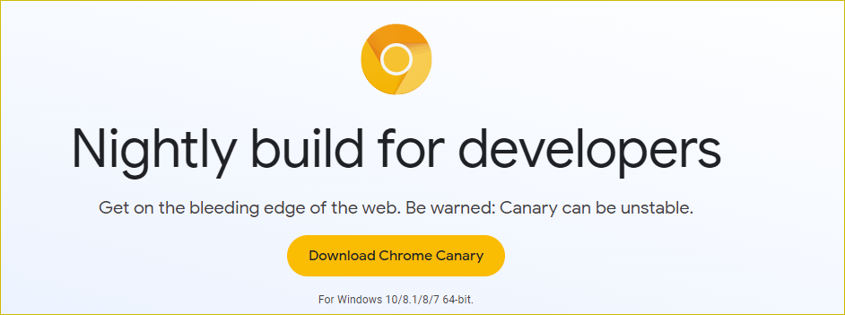download Google Canary