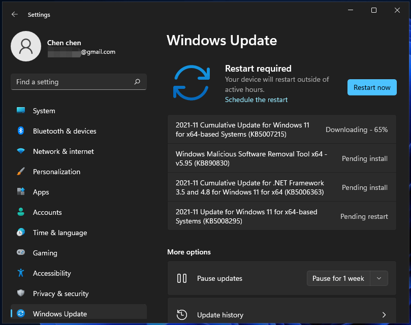 update Windows 11