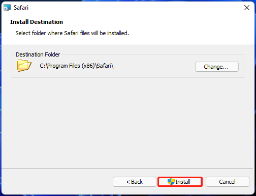 install Windows 11 Safari