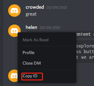 Discord get user ID from username