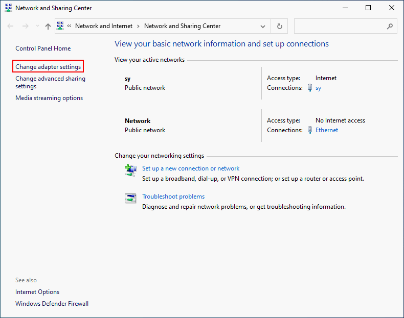 Windows 10 enable WiFi