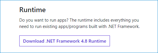 download NET Framework 4.8