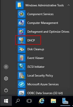 Select DHCP